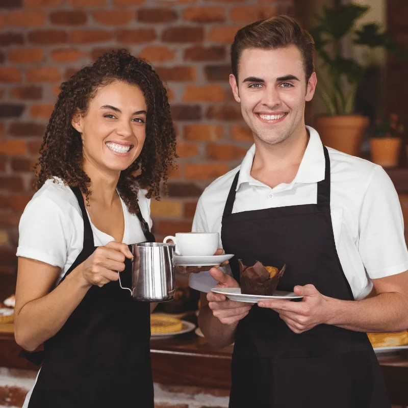 waiter and waitress